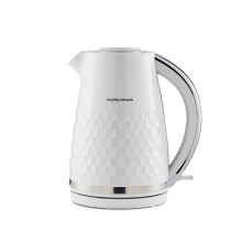 Morphy Richards Hive Kettle, 1.5L, Easy Fill System, Enhanced Waterspout, 3KW Rapid Boil, 360 Degree Base, Limescale Filter, Water Viewing Window,