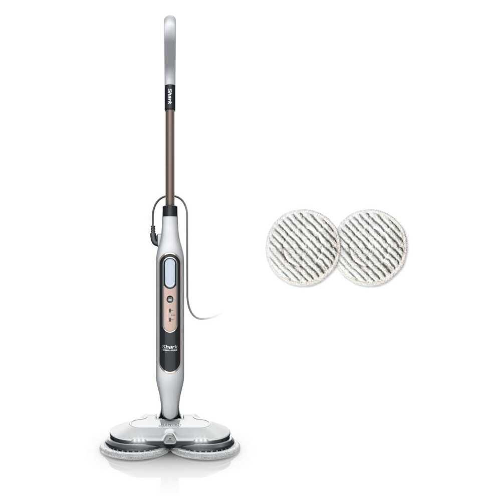 Shark Steam Mop, Automatic Steam And Scrub Steam Mop With Steam Blaster, 2 Rotating Power Pads, 3 Steam Settings, Stain & Dirt Removal, For All Sealed