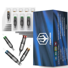 Poseidon Tattoo Cartridge Needles 50Pcs Assorted Mixed Size Round Liner Shader Magnum Curved/Round Mag 5rl 7rl 9rl 5rs 7rs 9rs 15m1 21m1 15cm 21cm