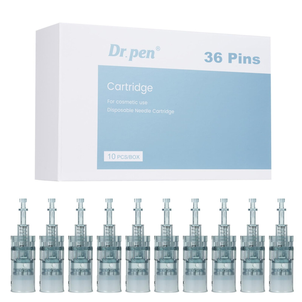 Bestauty Dr.pen M8/M7s Cartridges 36 Pins, 10Pcs Dr.pen Replacement Cartridges For Microneedling Pen M8/M7s Model, Authentic Disposable Microneedling