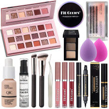 Professional All in one Makeup Set, Fenshine Cosmetic Make Up Starter Kit With Storage Bag Portable Travel Make Up Palette Eyeshadow Foundation Lip