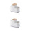 2pcs Multifunction Kitchen Storage Rack Flatware Organizer 6
