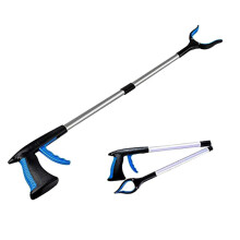 32 Inch Foldable Grabber Tool with Ergonomic Grip for Elderly and Long Reach Trash Pickup