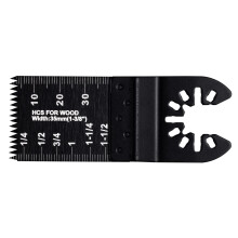 20Pcs Oscillating Tool Blades for Wood and Metal, Universal Fit Multitool Saw Blades Set