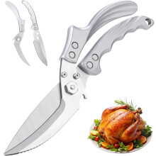 Heavy Duty Kitchen Shears Stainless Steel Poultry Scissors for Meat Bone and Fish Dishwasher Safe