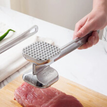 Aluminum Alloy Meat Tenderizer Hammer with DoubleSided Surface and Ergonomic NonSlip Grip