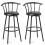 Barhocker - HELLOSHOP26 - 55x56x101,5 cm - Grau - Drehbar - Rundfußstütze 1