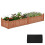 Caixa de jardinagem jardineira elevada retangular 227 x 59,5 x 40 cm com sistema de 1