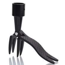 Stand Up Weed Puller with FourClaw Root Grip for No Bending Manual Garden Weed Removal