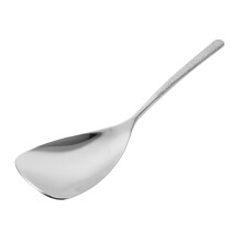Hammered Stainless Steel Serving Spoon for Rice Casseroles Salads Parties and Catering