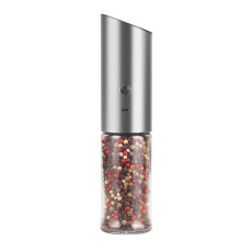 Electric Salt and Pepper Grinder Rechargeable Pepper Mill with Adjustable Coarseness USB Charging