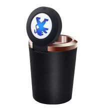 Smokeless Car Ashtray for Peugeot 5008 508L 4008 408 3008 2008 308, OdorSealing Lid and LED Light