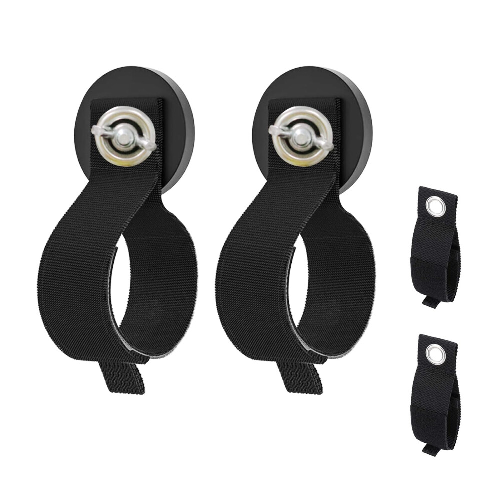 Magnetic Garage Hooks Heavy Duty With Rubber Coated Neodymium Base For Garage Storage And Organization 9455672673105