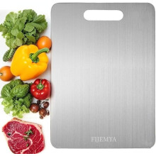 Titanium Cutting Board XXL, Pure Double Sided Hygienic Nonporous Surface for Meat and Vegetables, Dishwasher Safe