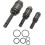 3PCS Tail Pipe Expander Muffler Spreader Set for Car , Multiple Pipe Sizes, Durable Steel 3