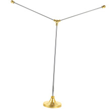 Desk Flag Pole Metal Table Flag Stand with Stable Durable Base for Office and Events