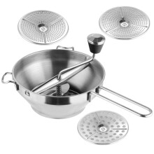 Stainless Steel Potato Ricer Press for Smooth Mashed Potatoes and Cauliflower Rice