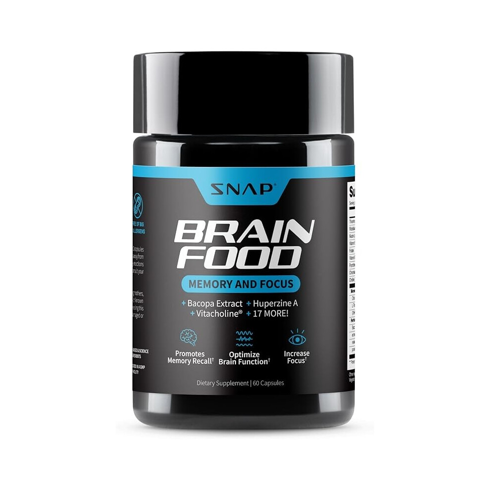 Snap Supplements Brain Superfood 60 Caps