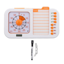 Visual Countdown Timer for Kids with Silent Operation, Dual Reminder Modes and Reusable Planning Board Ref: 3578