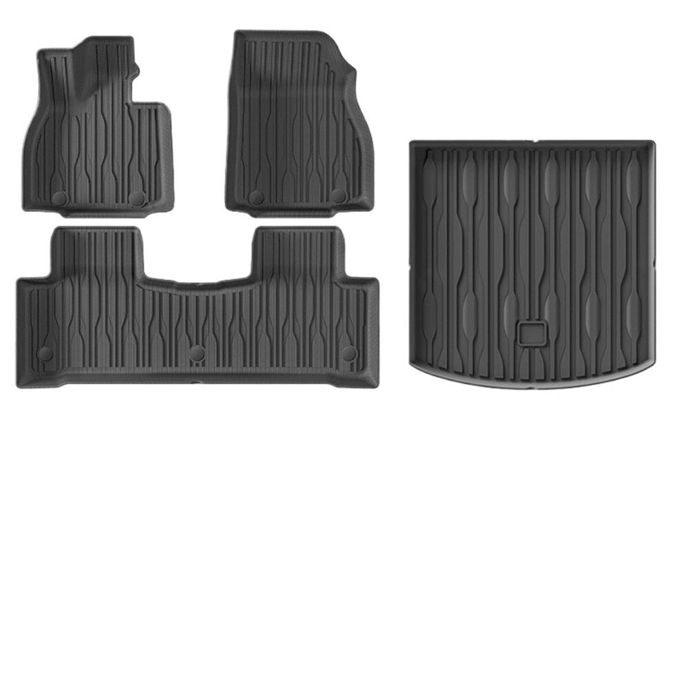 Tpe Car Floor Mats And Cargo Liners For Byd Sealion 7 20242025, All Weather Custom Fit Lhd 4Pcs 9053599008170