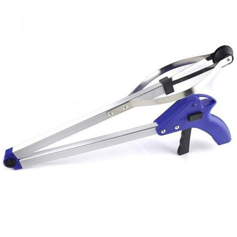 Grabber Tool with ExtraLong Reach, Foldable Aluminum Design, Ergonomic NonSlip Claw for Elderly