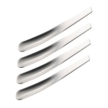 4pcs Stainless Steel Egg Spoons Mini Breakfast Set for Kids, Easy Clean Compact Design
