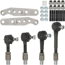 1 Ton  Steer Crossover Steering Kit with Studs for GM Chevy Dana 44 Heavy Duty