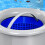 Above Ground Pool Skimmer with Adjustable Bracket, Automatic Debris Removal Wall Mount Cleaner Blue 4