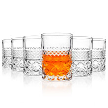 Shot Glasses Set of 6, 2 oz Clear Square Heavy Base Design for Tequila Whiskey Vodka Espresso