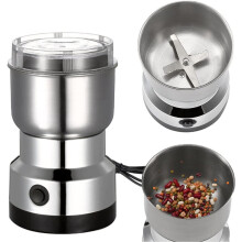 Electric Coffee Grinder with Speed Grinding, Transparent Lid, 50400ml for Beans and Spices