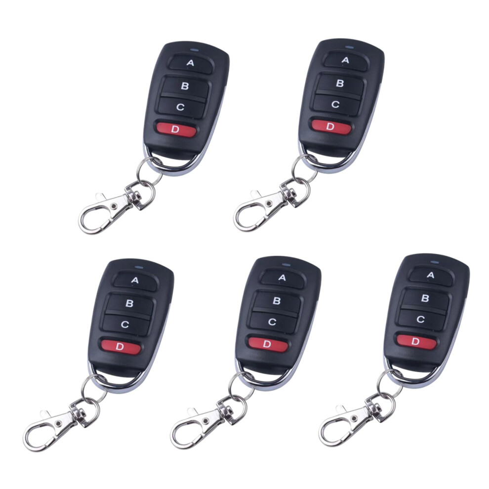 5Pcs Garage Door Remote Control 433Mhz Gate Opener Keychain For Automatic And Warehouse Gates 9113335546509
