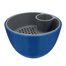 Pistachio Shell Remover Bowl with Ergonomic Grip, Dual Purpose Nut Cracking Snack Dish