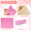 42 Oz Wooden Box Silicone Soap Mold, Rectangular Loaf Soap Making Mold with Easy Release 4