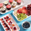 Large White Ceramic Serving Platters Set of 3, Rectangular Trays for Parties, Microwave Safe 5