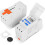 Digital Timer Switch 220V 16A DIN Rail Mount, Weekly Programmable Relay for Lights and Appliances 2