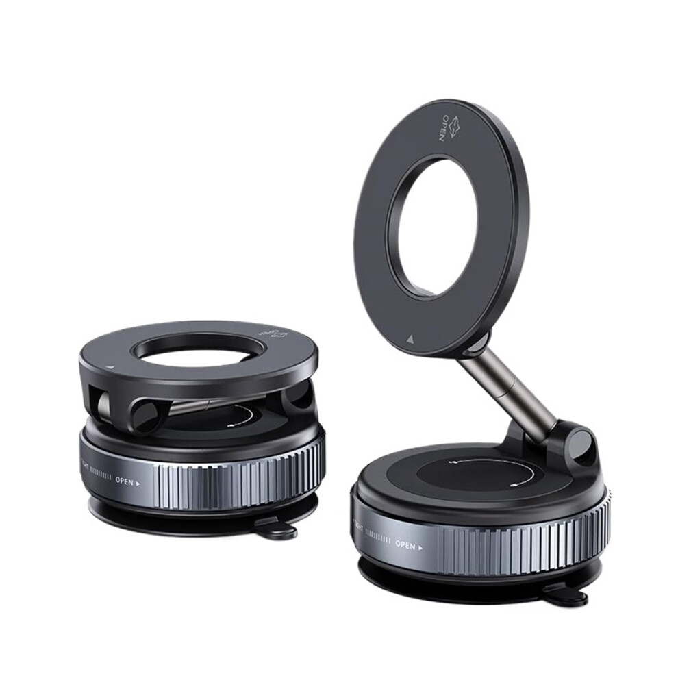 Car Phone Holder With Strong Magnetic Suction, 360 Rotation, Universal Mount For Navigation Black 9053599009290