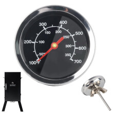 Smoker Thermometer Replacement #9907090034 Waterproof Grill Temperature Gauge for Masterbuilt