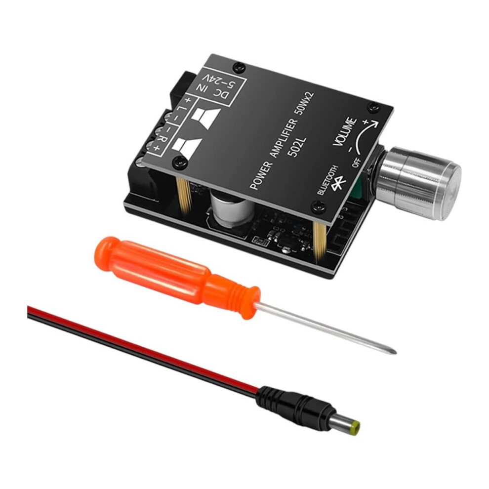 Bluetooth 5.0 Stereo Amplifier Board 2X50w Subwoofer Amp 2.0 Channel Power Bass Sound 9070919735431