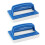 Pool Cleaning Brush with Handle, Scratch Sponge, Reusable for Pools, Spas, Tile, 2PCS 1
