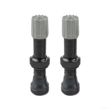 Tubeless Tire Valve Stem Replacement Black Presta and Schrader, LeakProof Lightweight Aluminium