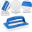 Pool Cleaning Brush with Handle, Scratch Sponge, Reusable for Pools, Spas, Tile, 2PCS 4