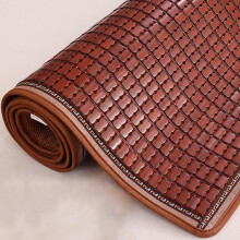 Cooling Bamboo Sleeping Mat with Breathable Woven Design, Foldable Summer Mattress 1m x 1.9m