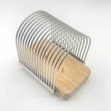 Stainless Steel Vegetable Slicer and Potato Cutter with Uniform Slice Grid for Kitchen BBQ Cooking
