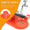 Manual Tortilla Press Set with Dumpling Maker, MultiPurpose Dough Press for Home Kitchen Orange 5