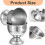 Set of 4 Stainless Steel Egg Cups for Soft Boiled Eggs, RustResistant Breakfast Egg Holders 3
