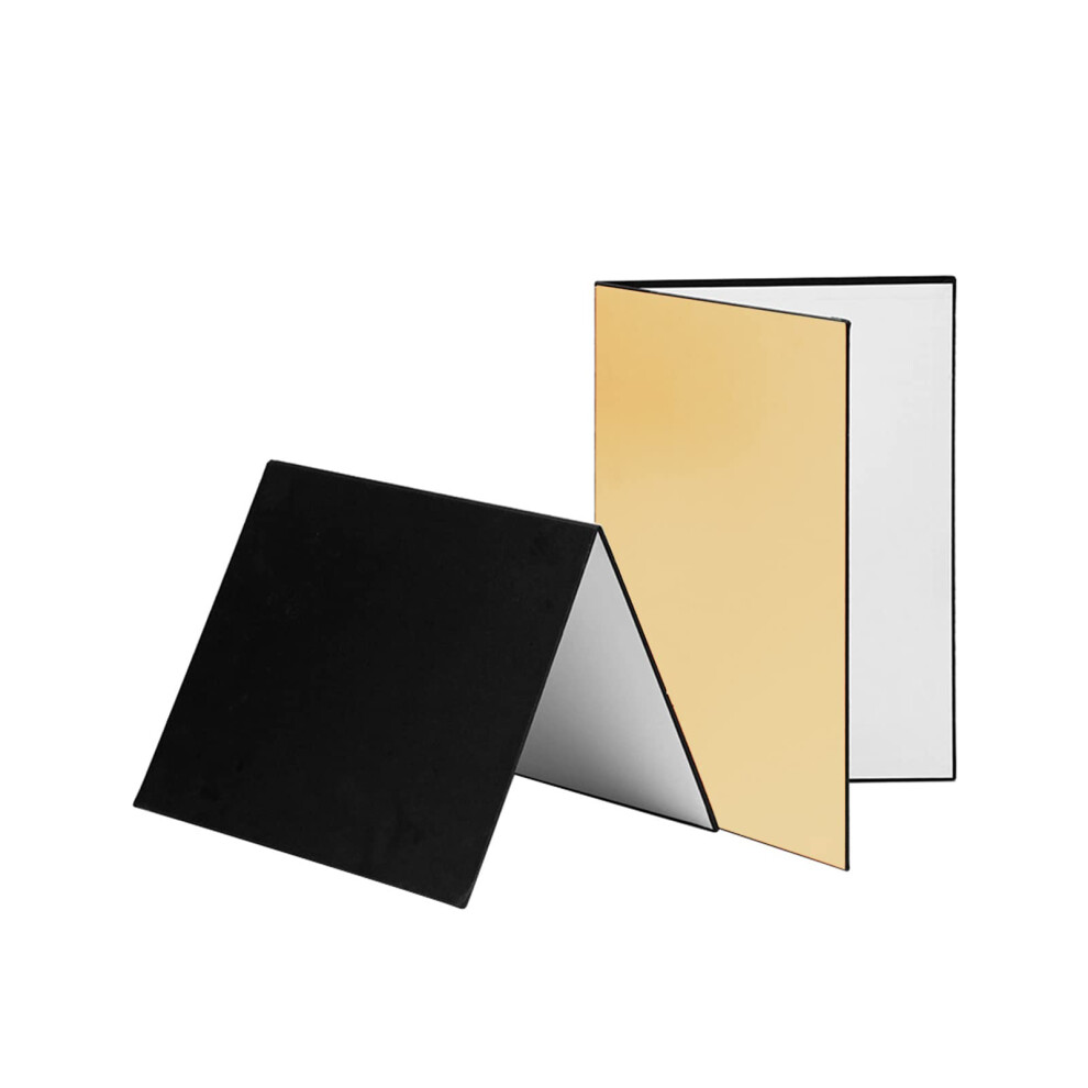 A3 3In1 Foldable Photography Reflector Board For Product And Food Photos Black/White/Gold 9053599010500