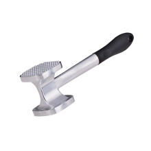 Meat Tenderizer Mallet DualSided Stainless Steel Steak and Pork Pounder with Ergonomic Handle