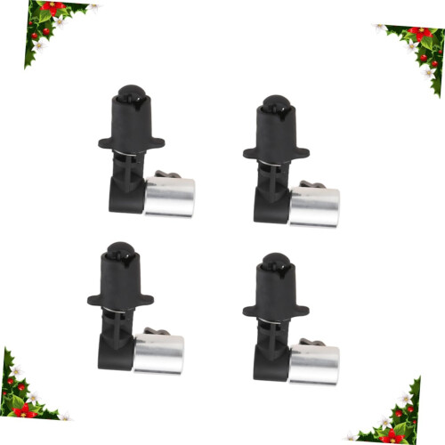 Reflector Holder Clamp Bracket for Light Stand with Strong Spring Grip Easy Assembly Black 4pcs 1