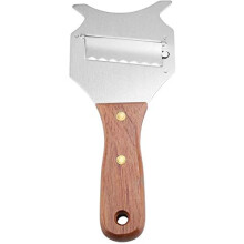 Rosewood Truffle Slicer with Adjustable Stainless Steel Blade for Chocolate Cheese Garlic