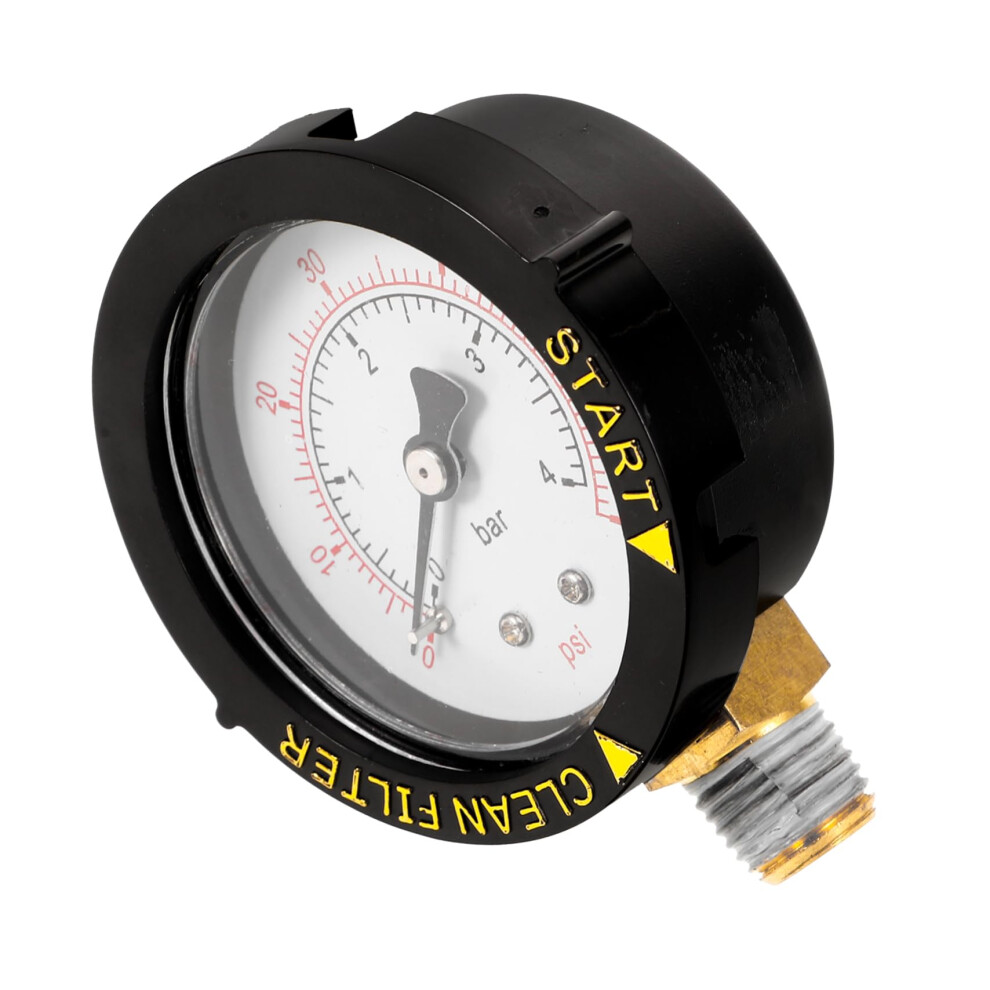 Professional Pool Pressure Gauge With Psi Scale For Accurate Pool Filter And Pump Pressure Measurement 9113335548930